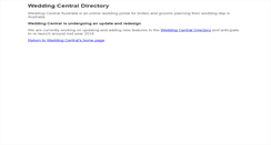 Desktop Screenshot of directory.weddingcentral.com.au